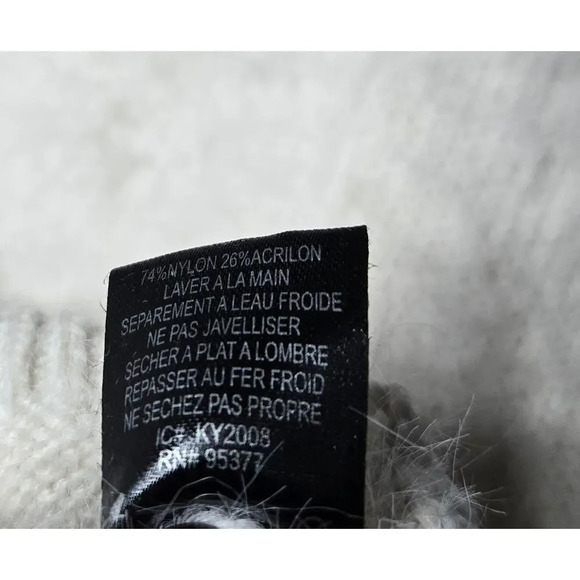 Sanctuary Eyelash Cardigan Cream Fuzzy Super Soft XS Crop Boxy - Picture 8 of 10